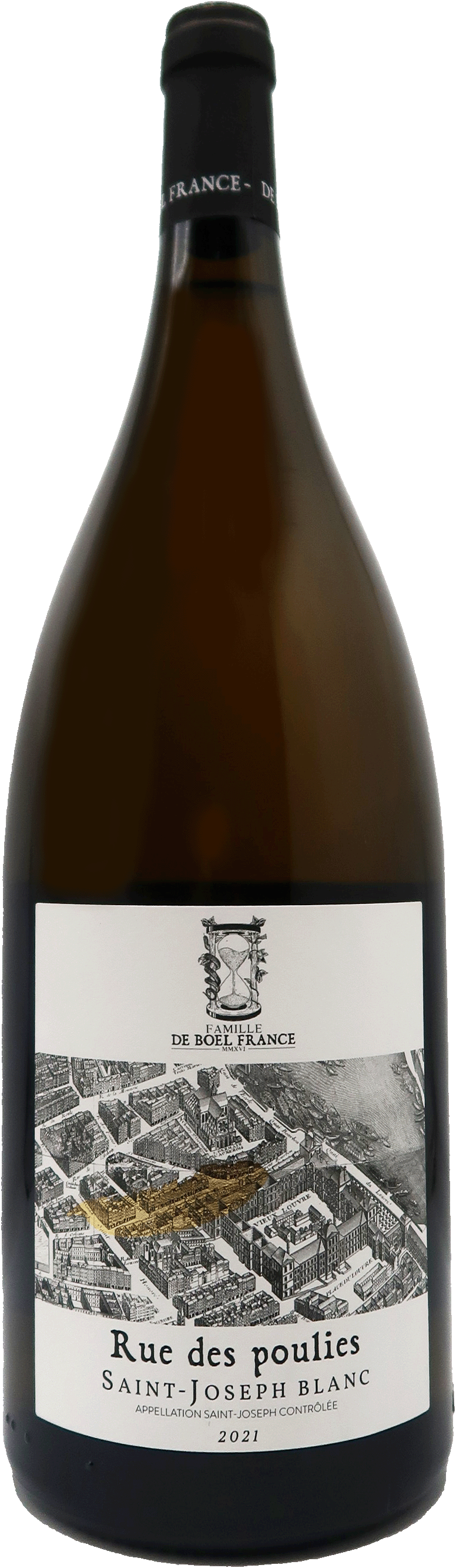 Rue des Poulies Blanc 2021 Magnum - Saint-Joseph blanc - Famille de Boel France