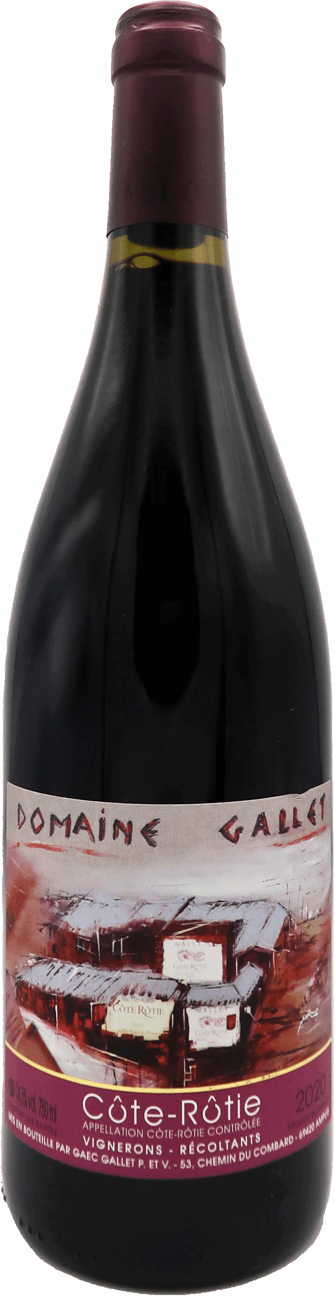 Côte-Rôtie 2020 - Domaine Gallet - Rouge - 75cL