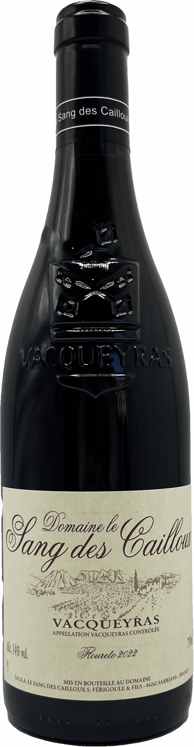 Floureto 2022 - Domaine le Sang des Cailloux - Vacqueyras - Rouge - 75cL